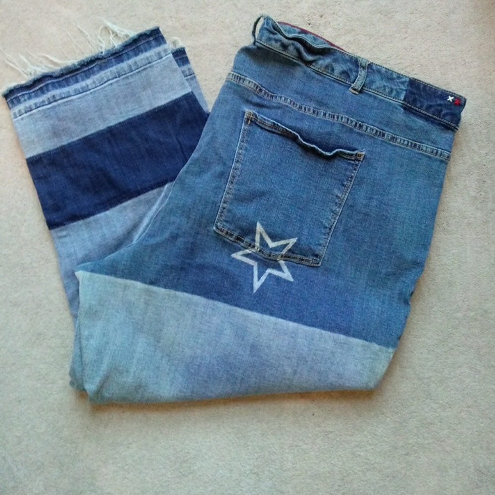 Stars and stripe jeans